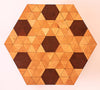 Kaowa Design Wooden Mosaic Tables, Honey 60