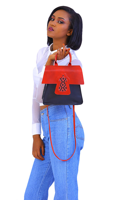 Root in Style Genuine Leather Women's Handbag