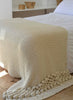 Aran Knitted Throw Blanket