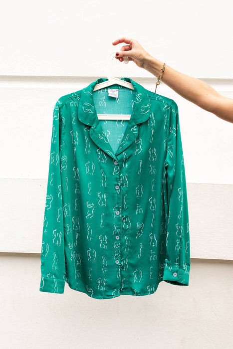 Nightire Organic Bamboo Pyjama Set - Beautiful Bodies - Emerald