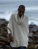 Cotton Girls Handcrafted Poncho Sweater, Authentic Knitwear