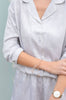 Nightire Organic Bamboo Pyjama Set - Dove Grey Midi Set
