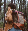 Brothers & Son The Pioneer Aloe Green Canvas and Leather Backpack