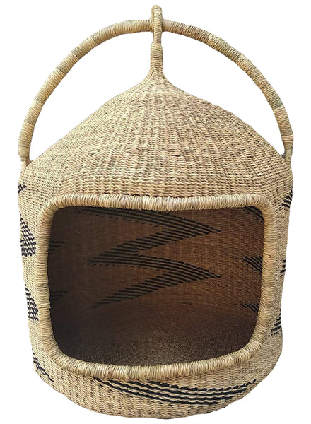 AfricanheritageGH Handmade Authentic Luxury Cat Bed