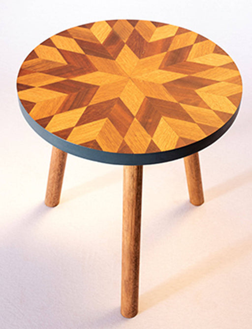 Kaowa Design Wooden Mosaic Table, Sunflower 40