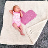 Blankets From Africa Heart Luxury Knitted Baby Blanket