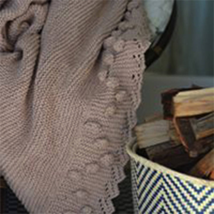 Blankets From Africa Bobble Lacy Edge Blanket, Shawl – Eco Cotton