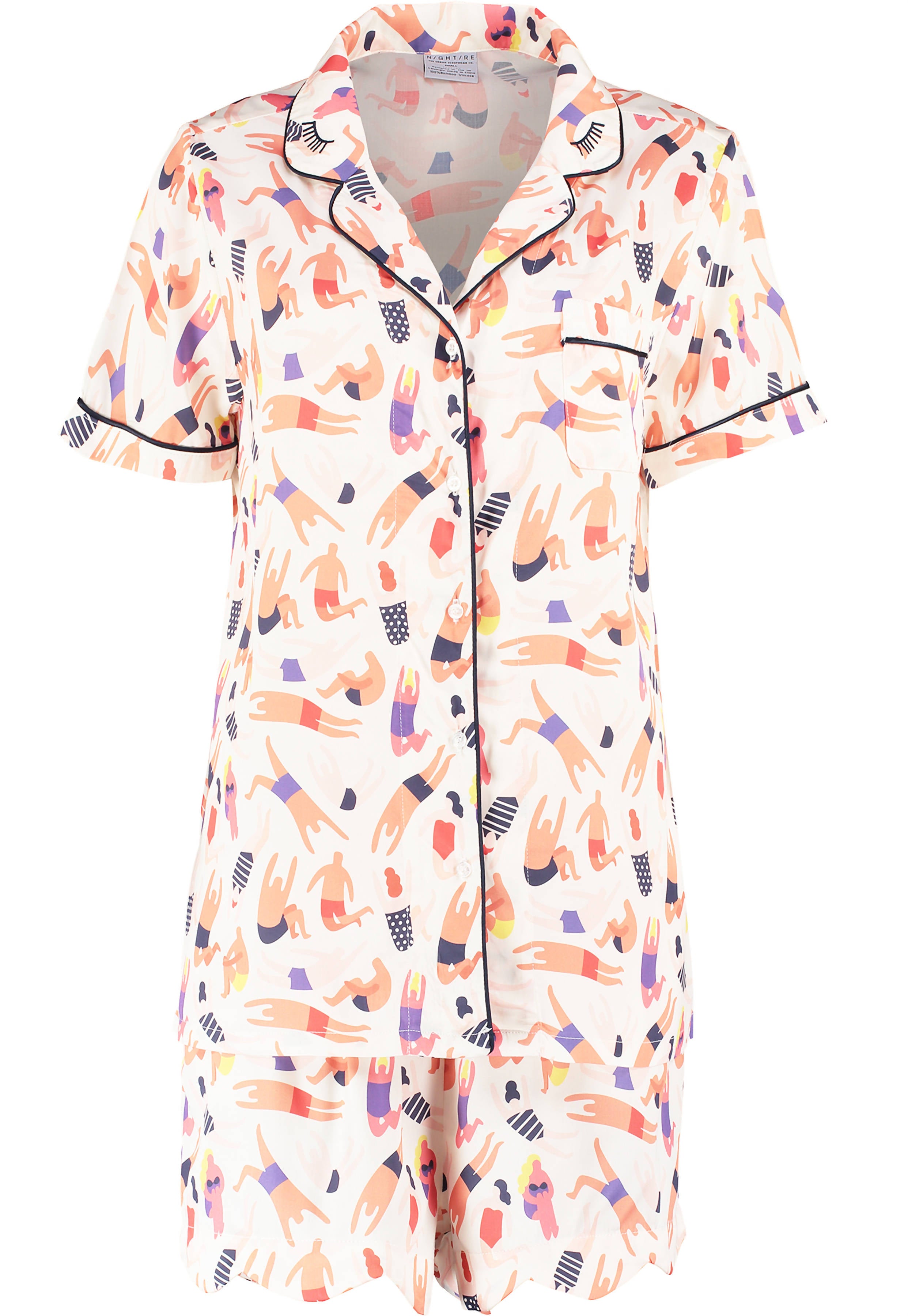Nightire Organic Bamboo Pyjama Set Swim School — itarazen