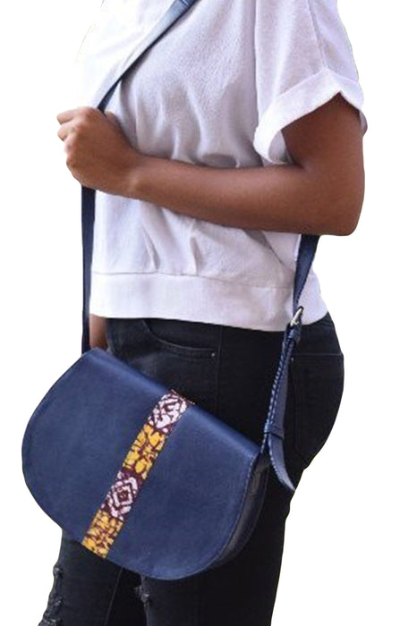 Dokmai Agaraso Women's Crossbody Bag, Full Grain Leather