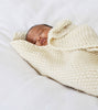 Moss-Stitch Baby Blanket, Shawl