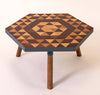 Kaowa Design Wooden Mosaic Table, Starflower 60