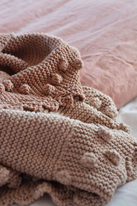 Blankets From Africa Bobble Lacy Edge Blanket, Shawl – Eco Cotton