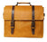 Zeri Messenger Laptop Bag for Men, Pull-Up Ethiopian Leather