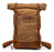 Brothers & Son The Pioneer Busveld Tan Canvas and Leather Backpack